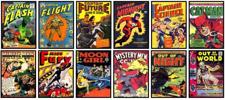 Golden Age Comics Covers Make For Smashing Clothes!