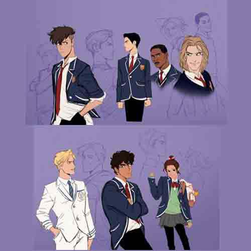 The Men Of Fence: Aiden, Bobby, Seiji & Nicholas