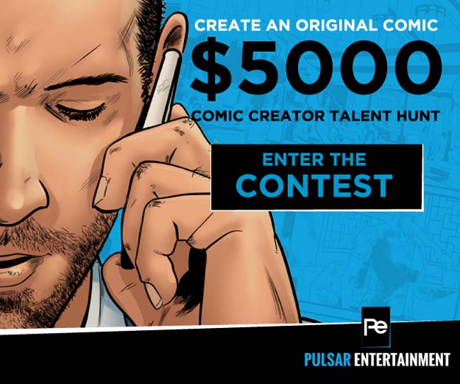 Pulsar Entertainment Launches $5,000 Comic Book Contest